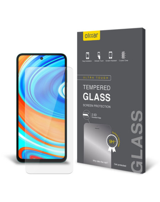 Olixar Xiaomi Redmi Note 9 Pro Tempered Glass 9H Screen Protector
