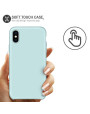 Olixar iPhone X Soft Silicone Case - Pastel Green