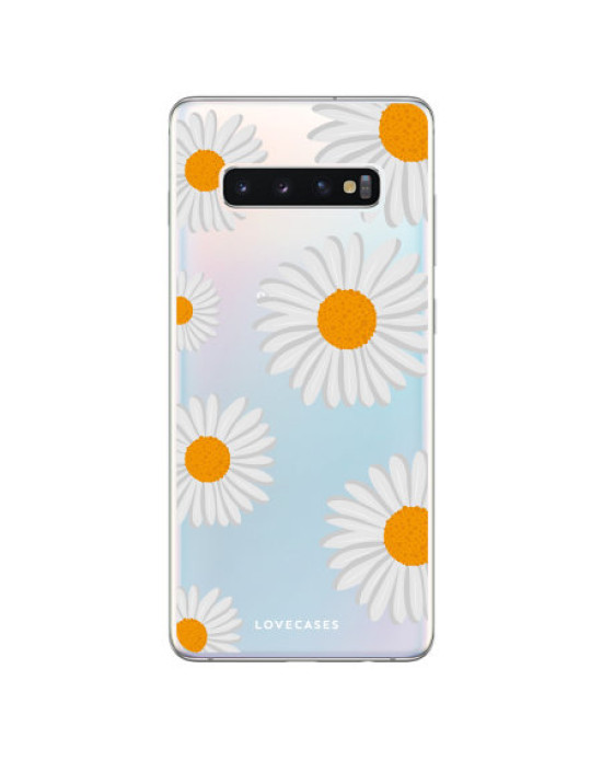 LoveCases Samsung S10 Daisy Case - White