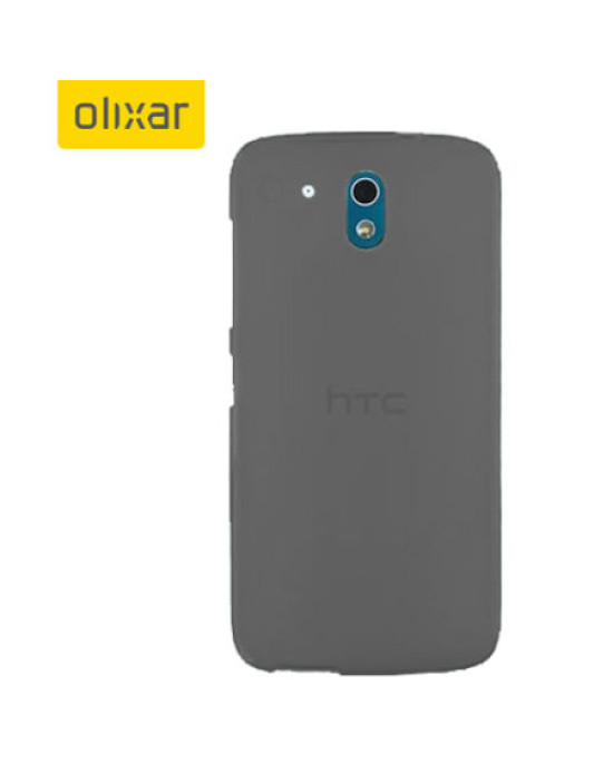 Olixar FlexiShield HTC Desire 526 Gel Case - Smoke Black