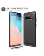 Olixar Sentinel Samsung S10 Plus Case & Glass Screen Protector - Black