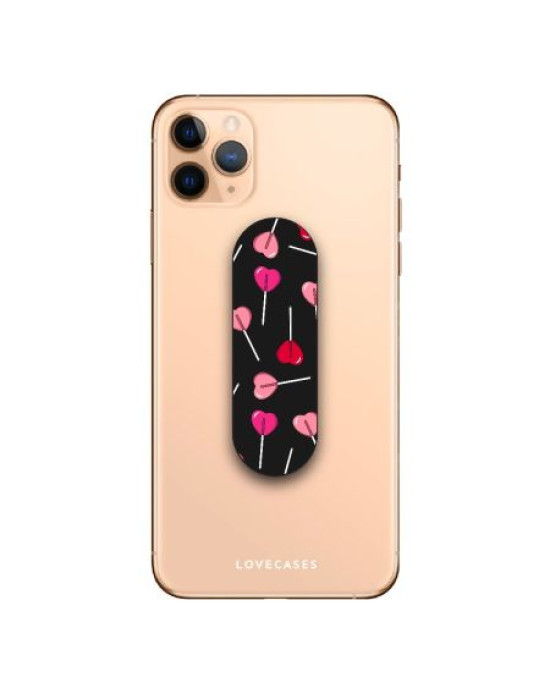 Lovecases Lollypop Phone Grip & Stand - Black