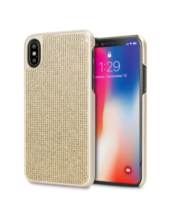 LoveCases Luxury Crystal iPhone X Case â€” Gold