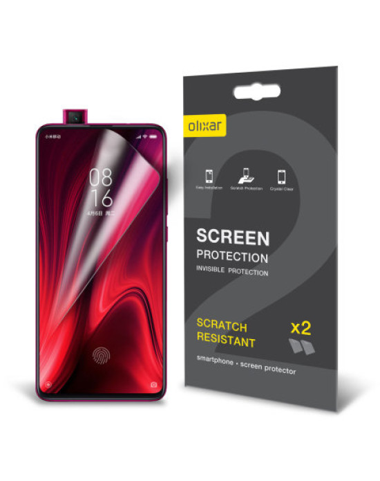 Olixar Xiaomi Mi 9T Film Screen Protector 2-in-1 Pack Olixar Xiaomi Mi 9T Film Screen Protector 2-in-1 Pack