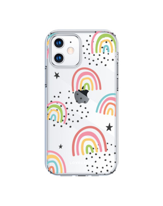 LoveCases iPhone 12 mini Gel Case - Abstract Rainbow LoveCases iPhone 12 mini Gel Case - Abstract Rainbow