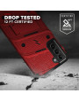 Zizo Bolt Samsung Galaxy S21 Tough Case & Screen Protector - Red