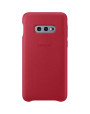 Official Samsung Galaxy S10e Genuine Leather Cover Case - Red