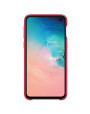 Official Samsung Galaxy S10e Genuine Leather Cover Case - Red