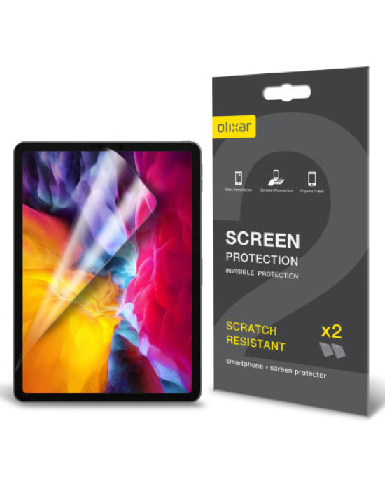 Olixar Apple iPad Pro 11" 2018 Film Screen Protector 2-in-1 Pack Olixar Apple iPad Pro 11" 2018 Film Screen Protector 2-in-1 Pack
