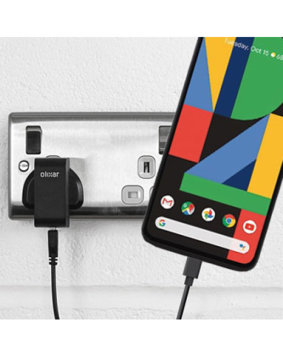 High Power Google Pixel 4 Wall Charger & 1m USB-C Cable