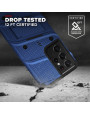 Zizo Bolt Samsung Galaxy S21 Ultra Tough Case & Screen Protector- Blue