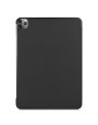 Olixar Leather-style iPad Pro 12.9" 2020 Folio Stand Case - Black