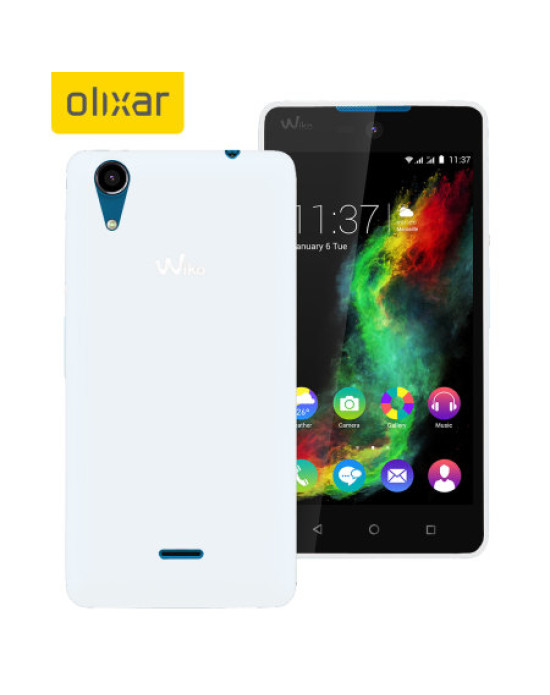 Olixar FlexiShield Wiko Rainbow Lite 4G Case - Frost White