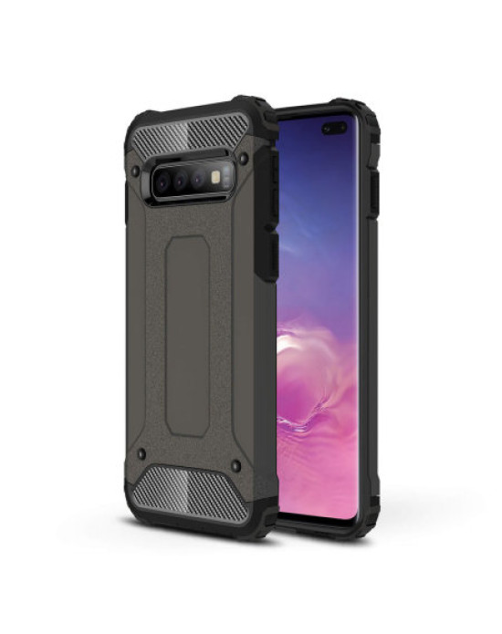 Olixar Delta Armour Protective Samsung Galaxy S10 Plus Case - Gunmetal