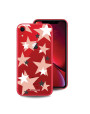 LoveCases iPhone XR Pink Star Clear Phone Case