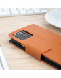 Olixar Leather-Style iPhone 11 Pro Wallet Stand Case - Brown