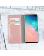 Olixar Leather-Style Galaxy S10 Plus Wallet Stand Case - Rose Gold