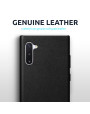 Olixar Genuine Leather iPhone 12 Pro Max Case - Black