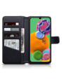 Terrapin Real Leather Wallet Case for Samsung Galaxy A90 5G - Black