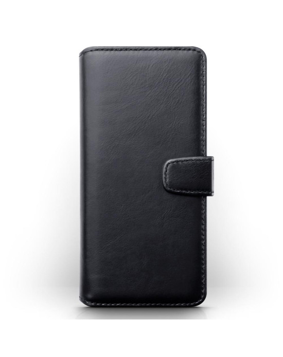 Terrapin Real Leather Wallet Case for Samsung Galaxy A90 5G - Black