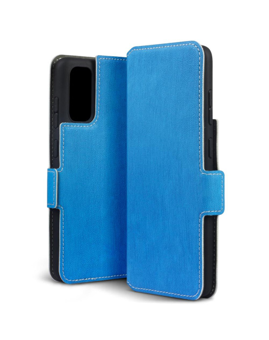 Terrapin Low Profile PU Leather Wallet Case - Light Blue for Samsung Galaxy S20