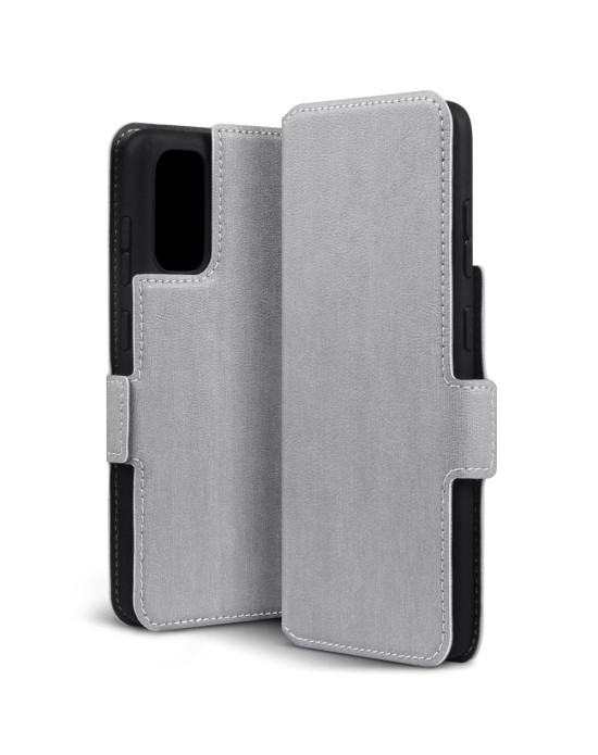 Terrapin Low Profile PU Leather Wallet Case - Grey for Samsung Galaxy S20