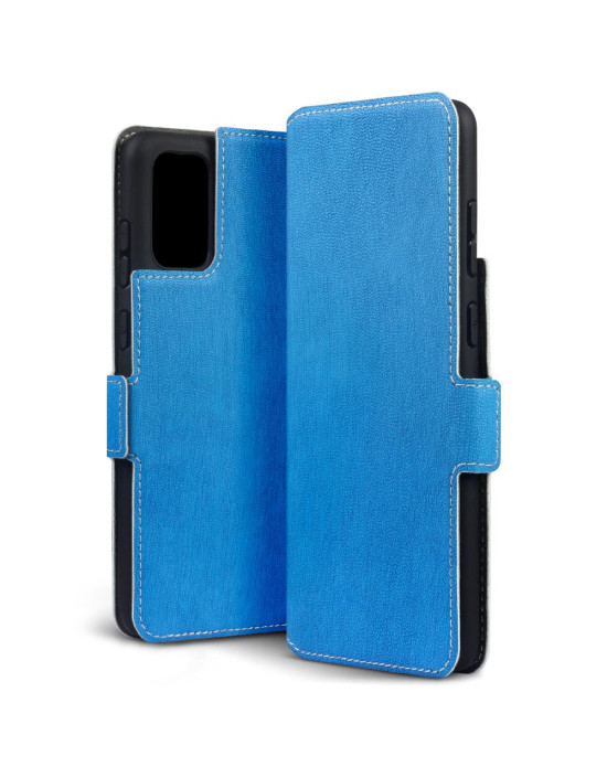 Terrapin Low Profile PU Leather Wallet Case - Light Blue for Samsung Galaxy S20 
