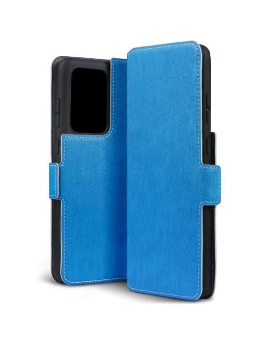 Terrapin Low Profile PU Leather Wallet Case - Light Blue for Samsung Galaxy S20 