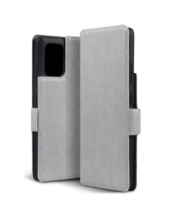 Terrapin Samsung Galaxy A91 Low Profile PU Leather Wallet Case - Grey