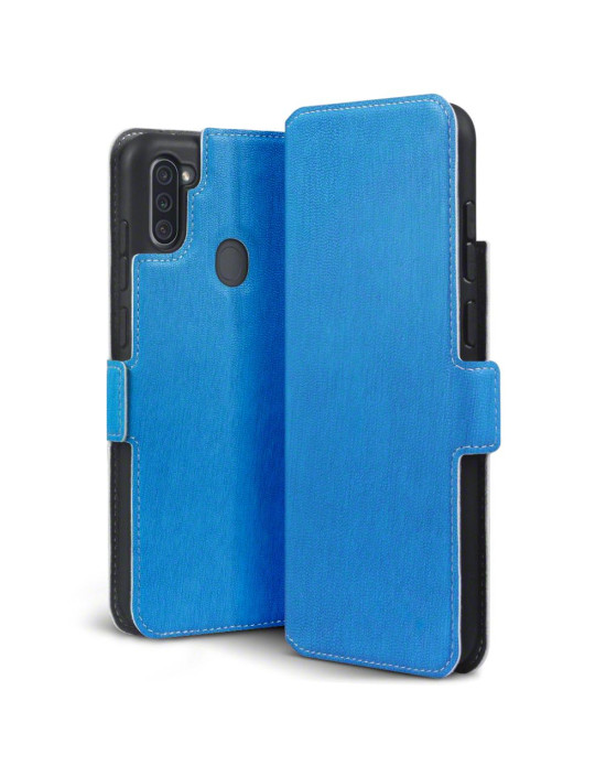 Terrapin Samsung Galaxy A11 Low Profile PU Leather Wallet Case - Light Blue