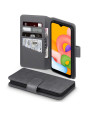 Terrapin Real Leather Wallet Case for Samsung Galaxy A01 - Grey