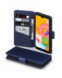 Terrapin Real Leather Wallet Case for Samsung Galaxy A01 - Blue