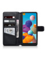 Terrapin Samsung Galaxy A21 - Real Leather Wallet Case - Black