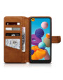 Terrapin Samsung Galaxy A21 - Real Leather Wallet Case - Cognac