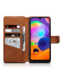 Terrapin Samsung Galaxy A31 Real Leather Wallet Case - Cognac