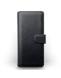 Terrapin Real Leather Wallet Case - Black for Samsung Galaxy Note 20