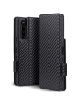Terrapin Sony Xperia 2 Low Profile PU Leather Wallet Case - Black Carbon Fibre T