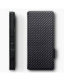 Terrapin Sony Xperia 2 Low Profile PU Leather Wallet Case - Black Carbon Fibre T