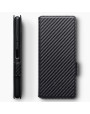 Terrapin Sony Xperia 20 Low Profile PU Leather Wallet Case - Black Carbon Fibre 