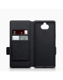 Terrapin Sony Xperia 20 Low Profile PU Leather Wallet Case - Black Carbon Fibre 