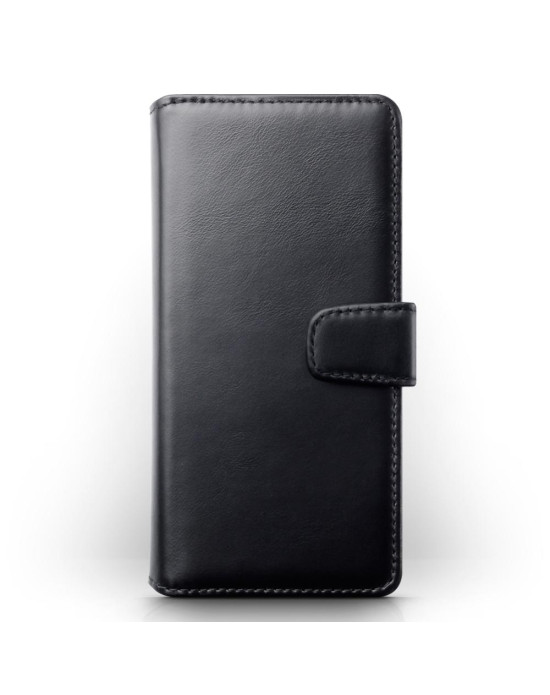 Terrapin Huawei P40 Real Leather Wallet Case - Black