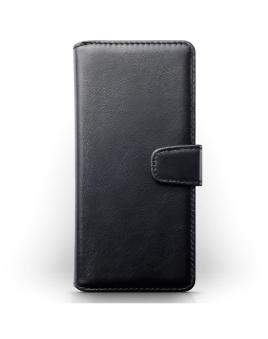Terrapin Genuine Leather Wallet Case for Samsung Galaxy A9 2018 - Black