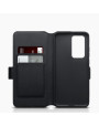 Terrapin Huawei P40 Pro Low Profile PU Leather Wallet Case - Black Carbon Fibre 