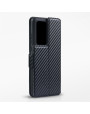 Terrapin Huawei P40 Pro Low Profile PU Leather Wallet Case - Black Carbon Fibre 
