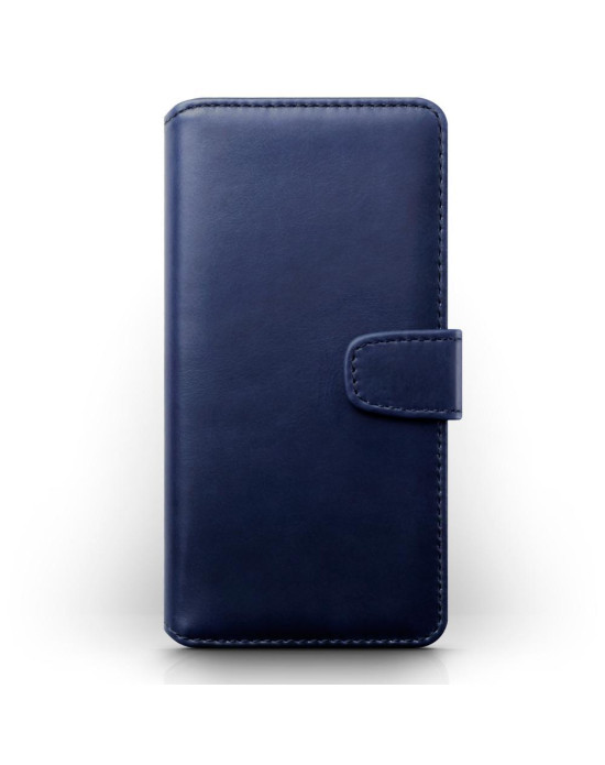Terrapin Real Leather Wallet Case for Samsung Galaxy A01 - Blue