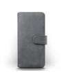 Terrapin iPhone 12 Pro Max Real Leather Wallet Case - Grey