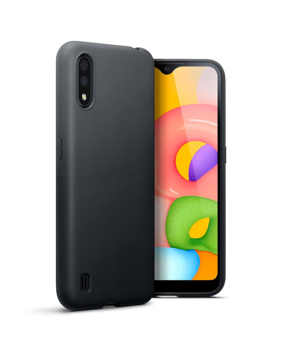 Terrapin Samsung Galaxy A01 TPU Gel Case - Black Matte
