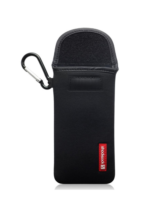 Shocksock Samsung Galaxy A41  Neoprene Pouch Case with Carabiner - Black