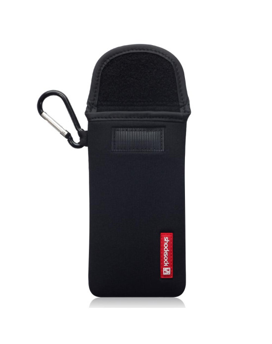 Shocksock Huawei P40 Neoprene Pouch with Carabiner - Black