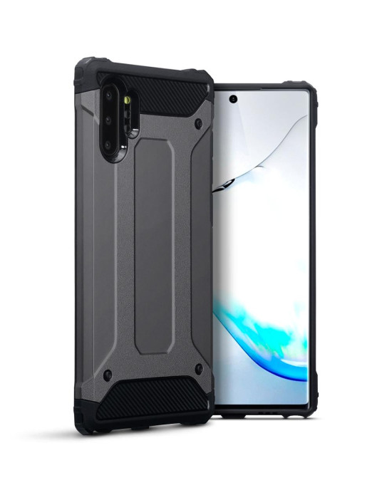 Terrapin Samsung Galaxy Note 10 Plus Dual Layer Impact Case - Gunmetal